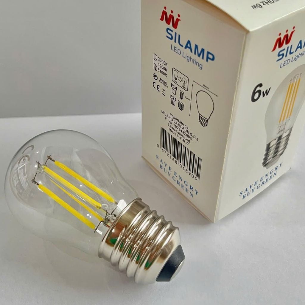 Bóng Đèn Led Sợi Đốt Edison G45 6W E27