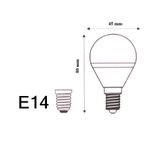  BÓNG ĐÈN LED Búp G45 6W E14 