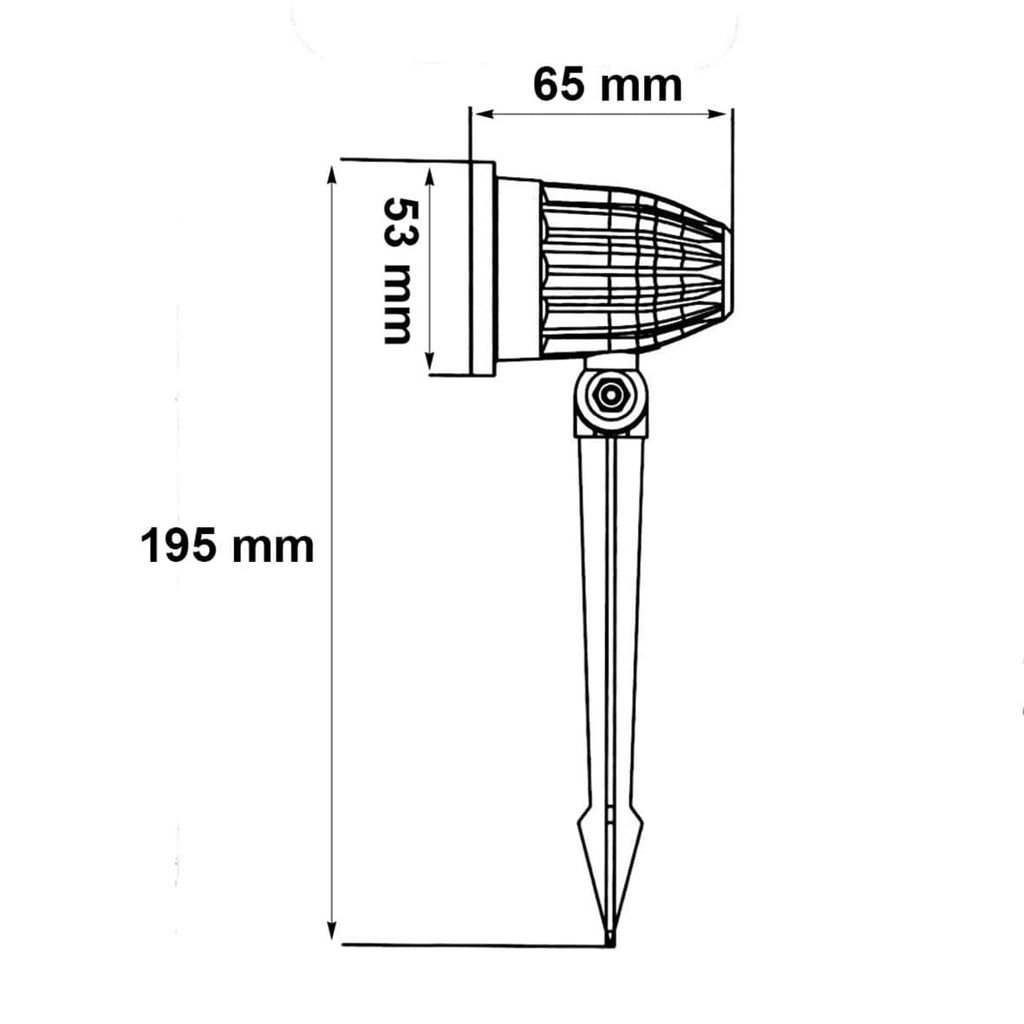 Đèn LED Cắm Đất Ngoại Thất 8W IP65 Chống Nước - Ánh Sáng Vườn Đẹp Mắt & Bền Bỉ