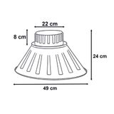  Đèn Led Nhà Xưởng HighBay 200w 