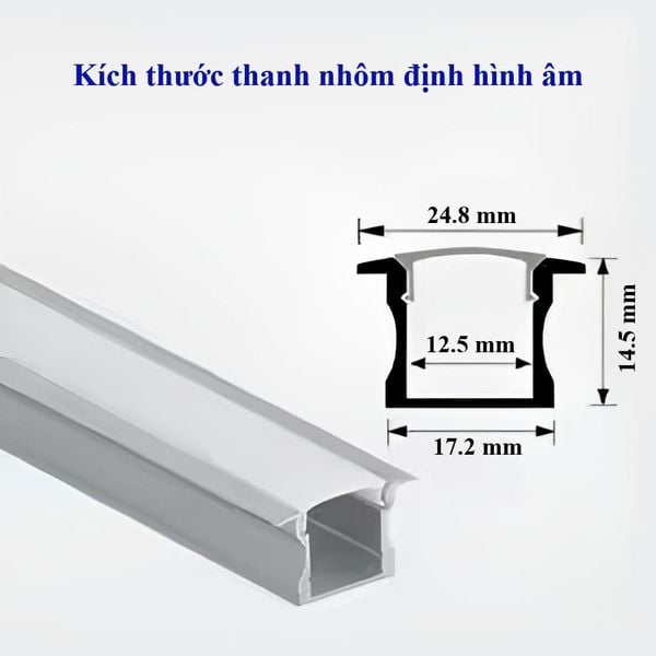 Thanh nhôm định hình led dây