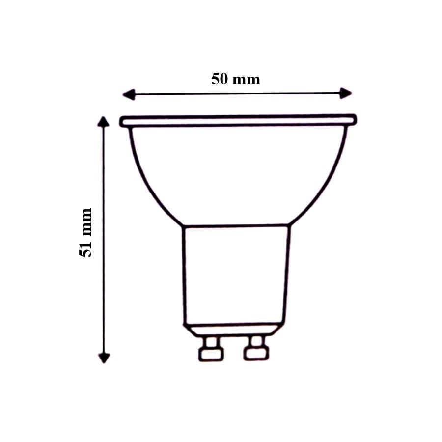  Bóng Đèn LED Búp GU10 6W 