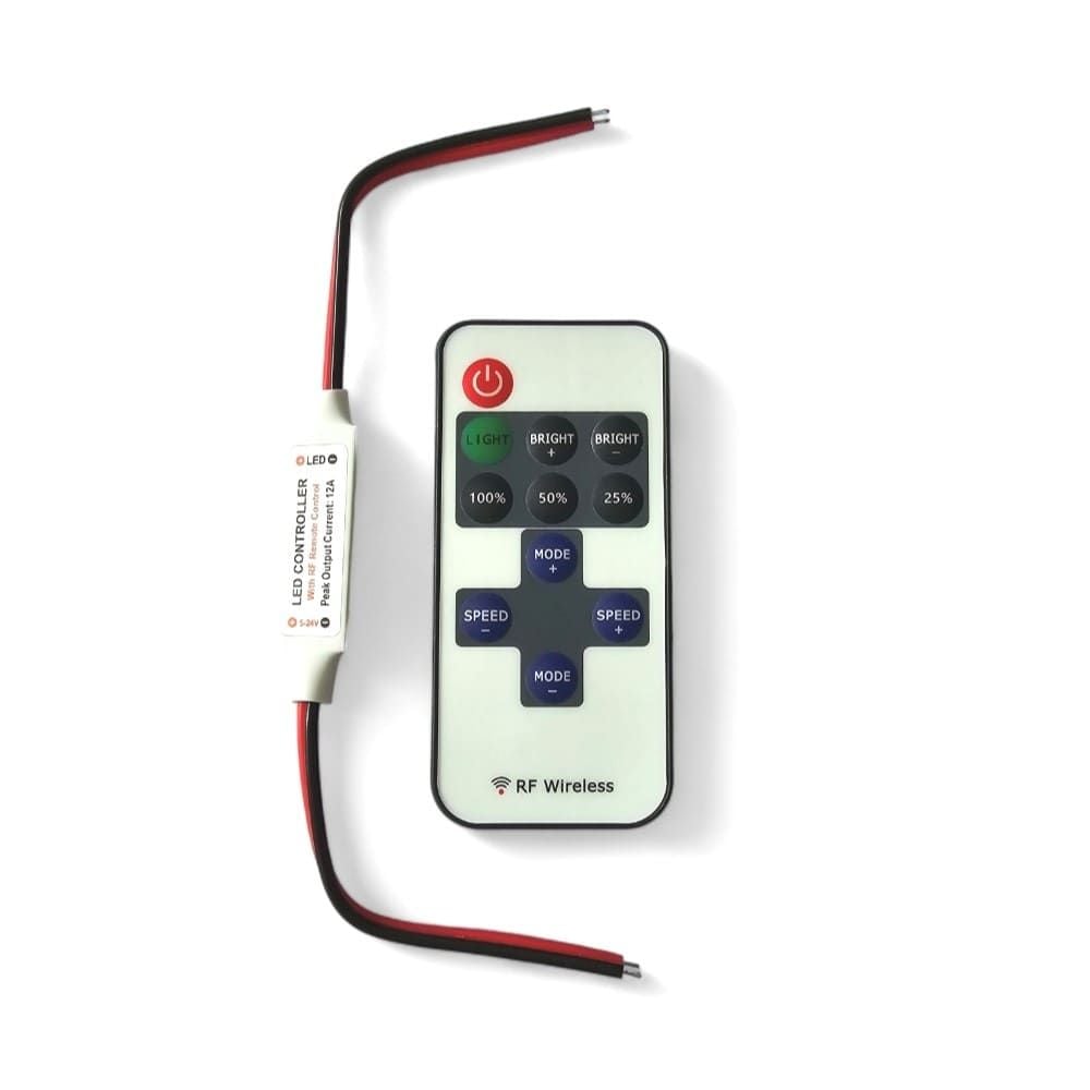 Bộ Điều Khiển Led Dây 5-24V | Dimmer Led Dây Có Remote