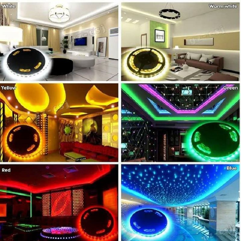 Đèn LED Dây 3528 5M 60 chíp/M, IP44 12V - Màu Đỏ