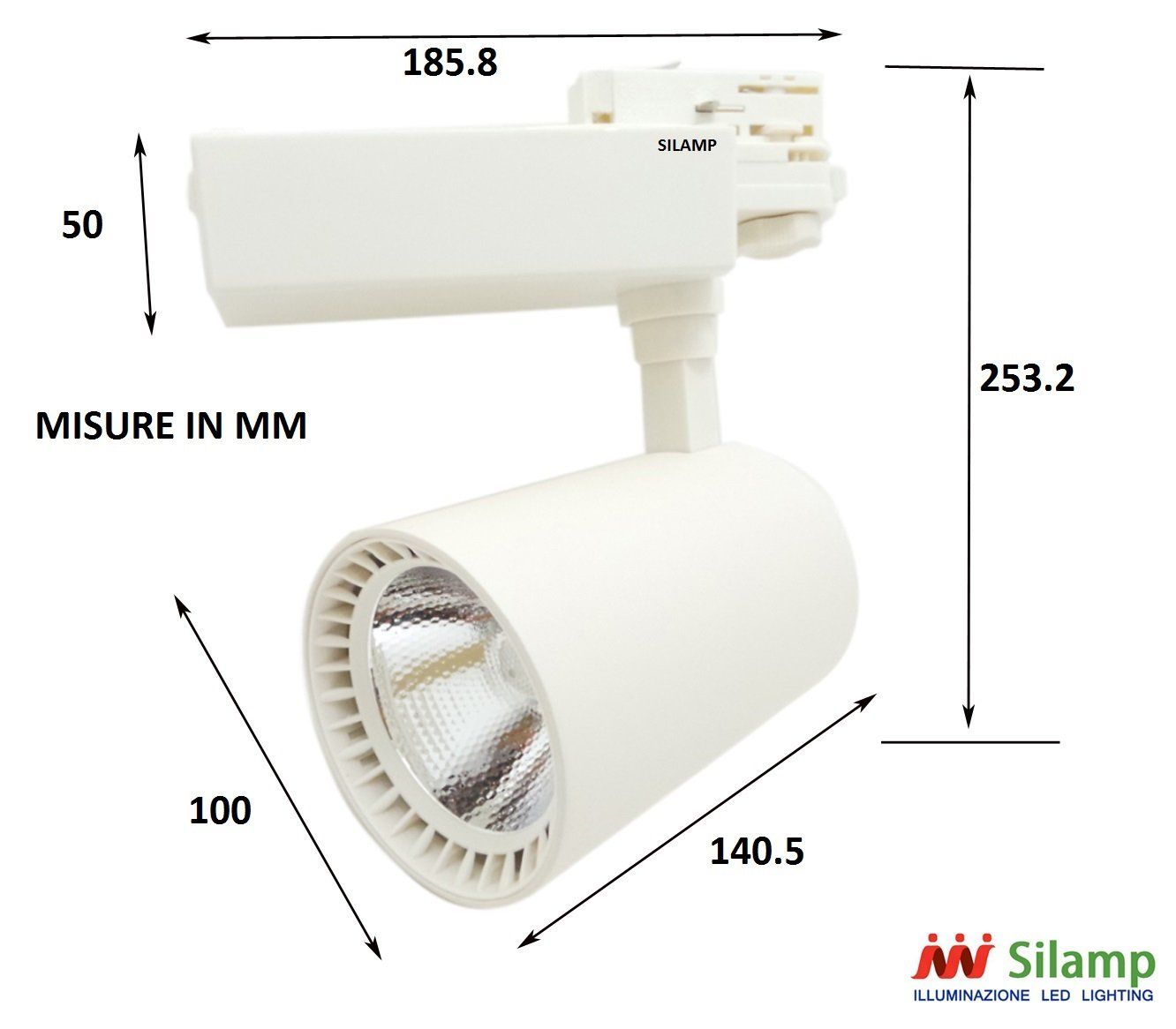  ĐÈN LED CHIẾU ĐIỂM THANH RAY 40W 