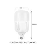  BÓNG ĐÈN LED Búp L67 150W E27 