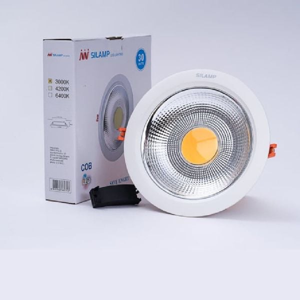 Đèn âm trần LED COB 30w