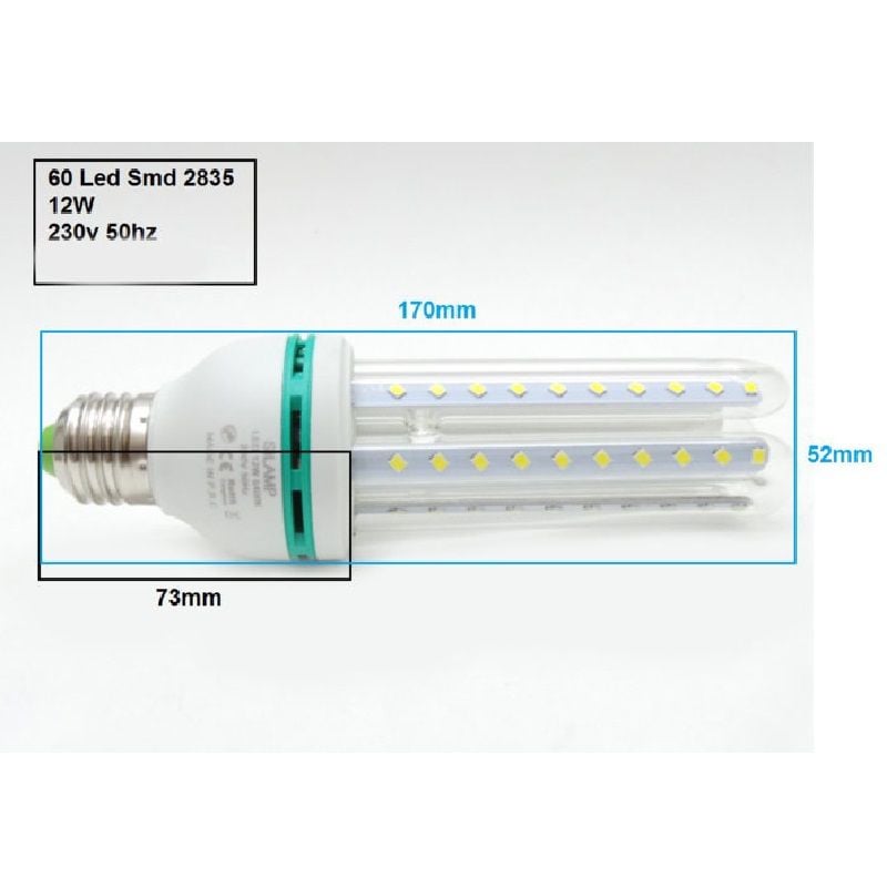 Bóng Đèn LED 3U 12W E27