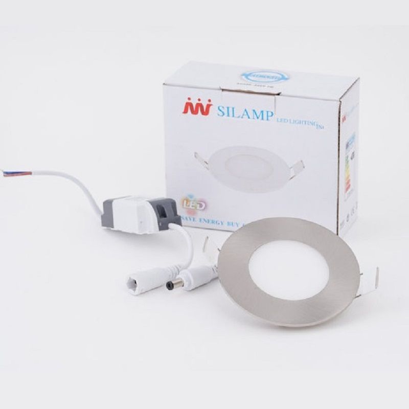 ĐÈN LED TRÒN DOWNLIGHT ÂM TRẦN INOX 3W