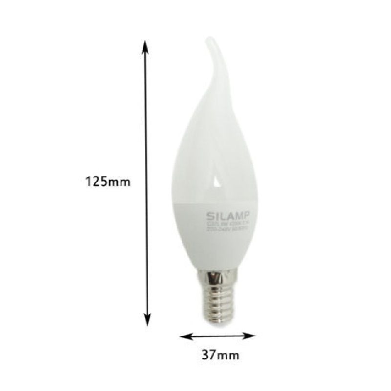  Bóng Đèn LED Nến C37L 6W E14 | Led Candle bulbs 