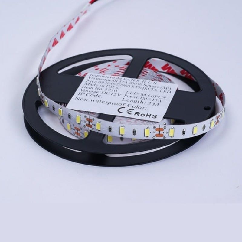  LED Dây 5730 5M 60 chíp/M, IP20 12V 1ML<15W 