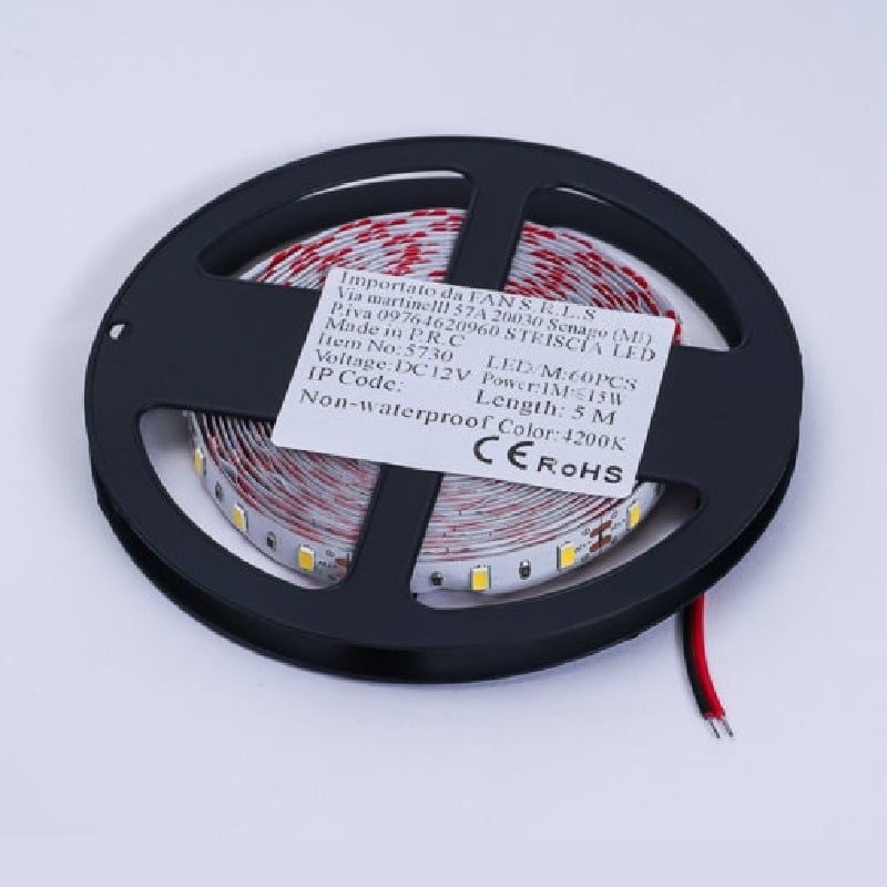  LED Dây 5730 5M 60 chíp/M, IP20 12V 1ML<15W 