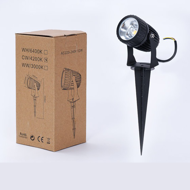 Đèn LED Cắm Cỏ Sân Vườn COB 12W