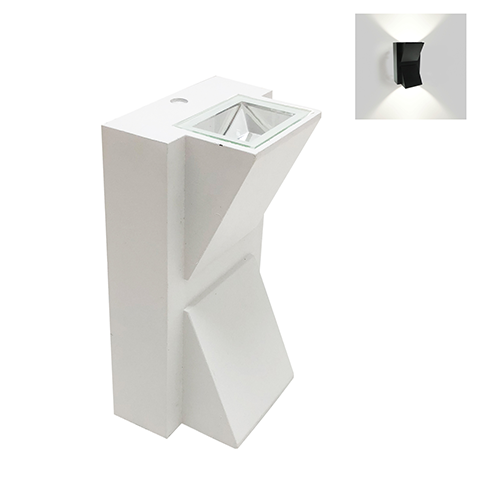 Đèn Led Hắt Tường 2 Đầu Vuông | Ốp Tường Led Cob 3+3w