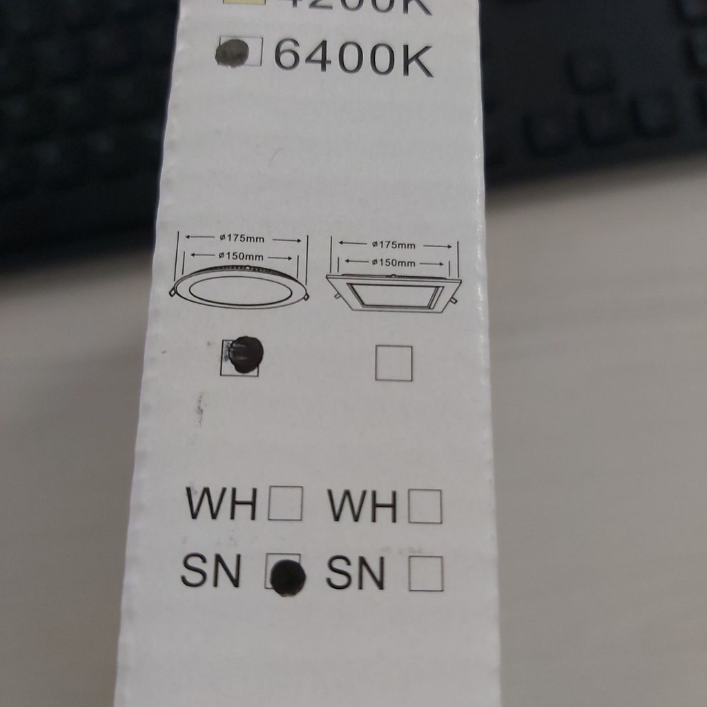 ĐÈN LED ÂM TRẦN INOX 12W