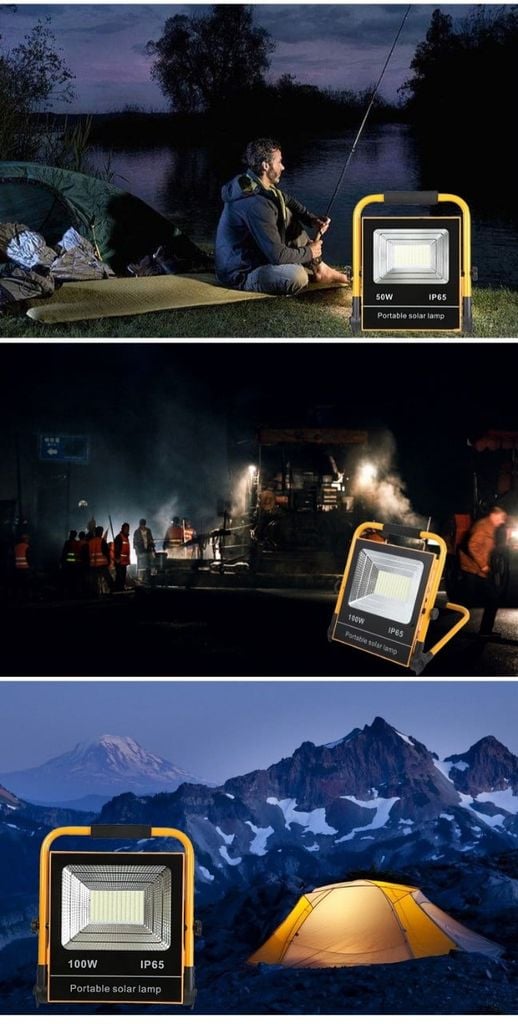 Đèn Led Sách Tay Năng Lượng Mặt Trời Đa Năng