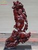 Tượng Phật Di Lặc Ngũ Tiểu Đứng Cá Chép Gỗ Trắc
