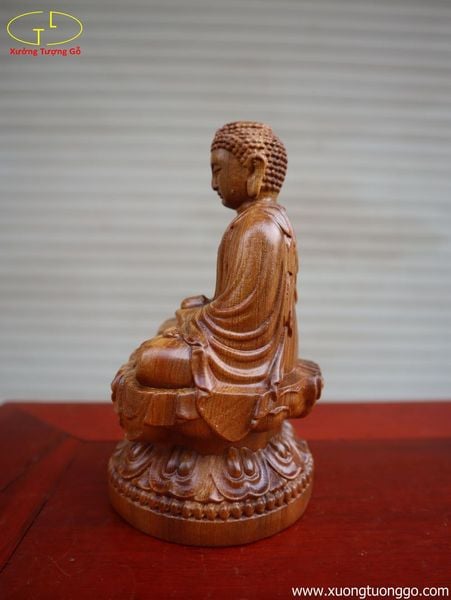 Tượng Phật Tổ Như Lai Gỗ Bách Xanh