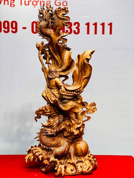 Đạt Ma hàng long gỗ sưa.