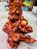 Đạt ma quá hải ngự long gỗ sưa đỏ.