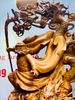 Đạt ma ngọa hổ tàng long gỗ hương.
