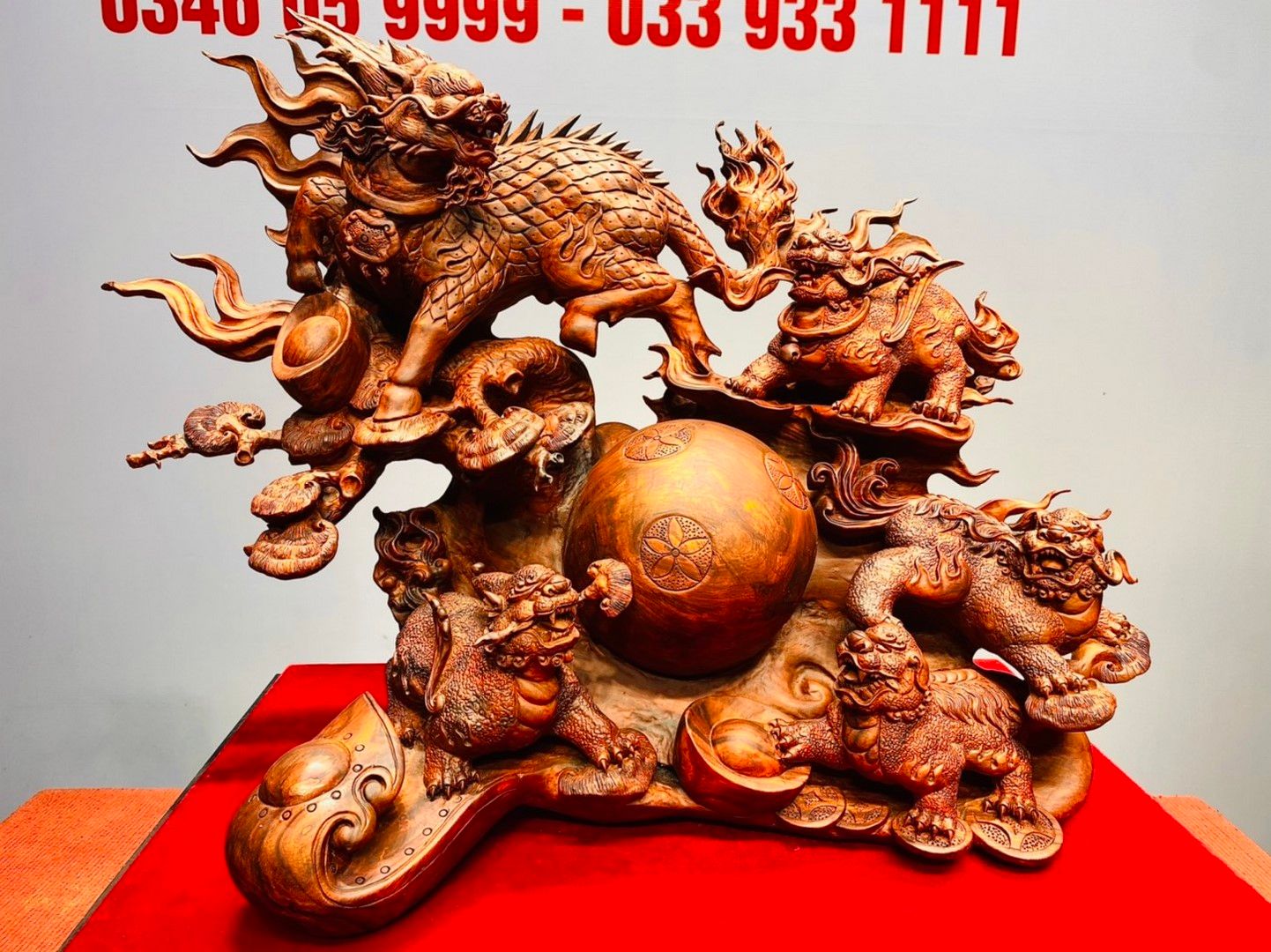 Ngũ Linh vờn cầu Gỗ Sưa