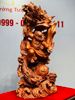 Đạt Ma Hàng Song Long Phục Nghê Gỗ Hương