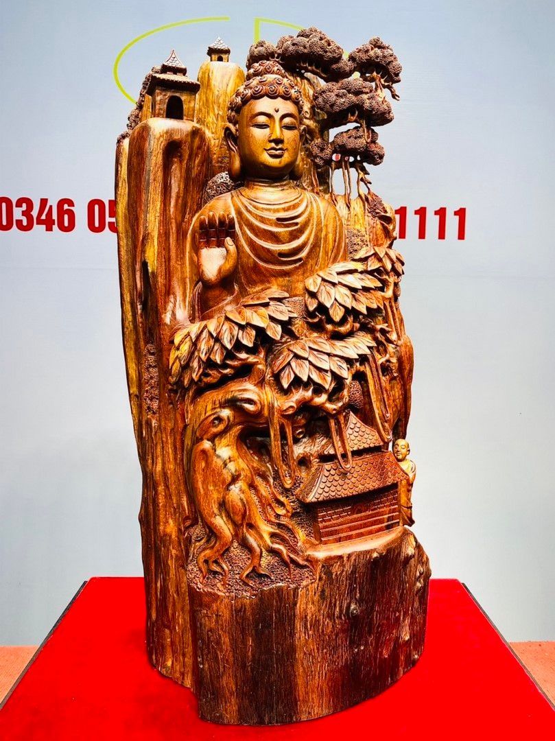 Nhất Tâm Bái Phật Gỗ Hương