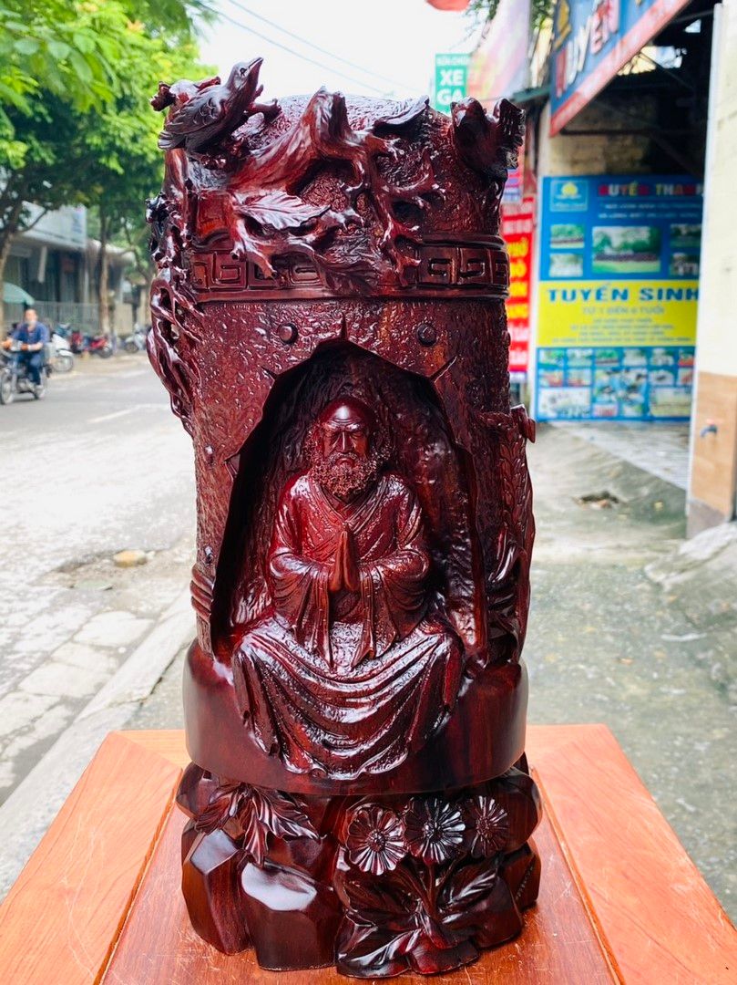 Đạt Ma Thiền Chuông Gỗ Tử Đàn