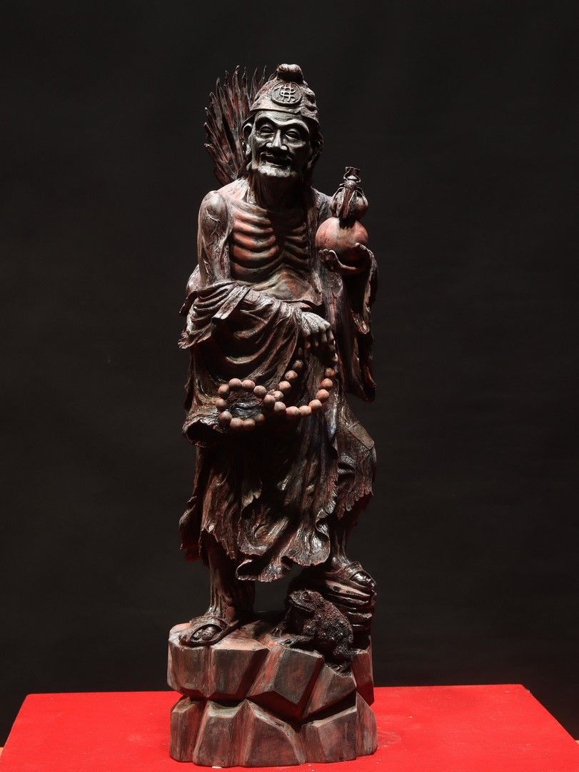 Tế Công Thiềm Thừ Gỗ Tử Đàn Tím