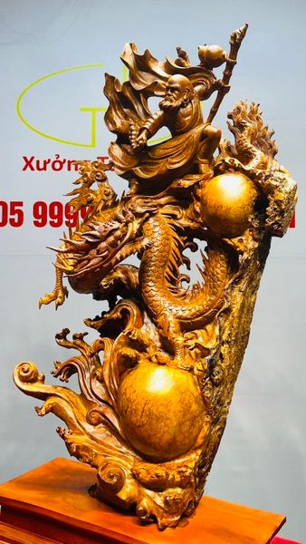 Đạt Ma Hàng Long Gỗ Nu Hương