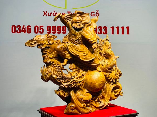 Đạt Ma Hàng Long Trấn Ngọc Gỗ Nu Ngọc Am