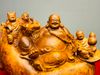 Di Lạc Tam Tiểu Ngồi Bao Tiền Gỗ Nu Hương
