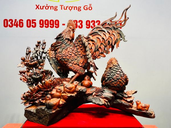 Gia Đình Gà Gỗ Trắc