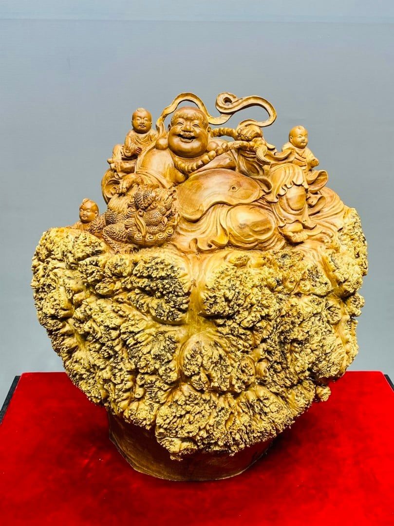 Di Lạc Tam Tiểu Nhất Nghê Gỗ Dổi