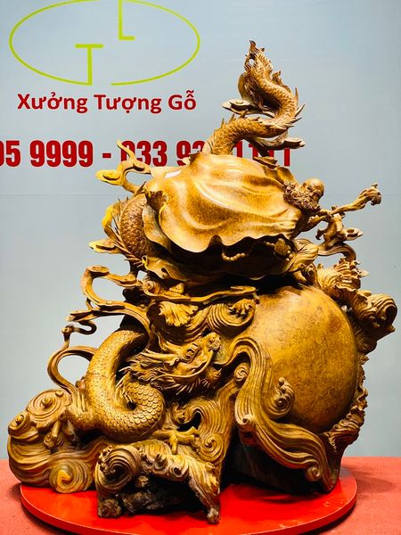 Đạt Ma Hàng Long Gỗ Nu Hương