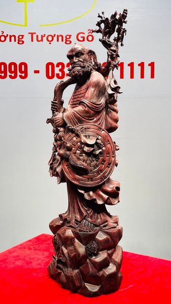 Đạt Ma Hồi Tây Thiên Gỗ Tử Đàn