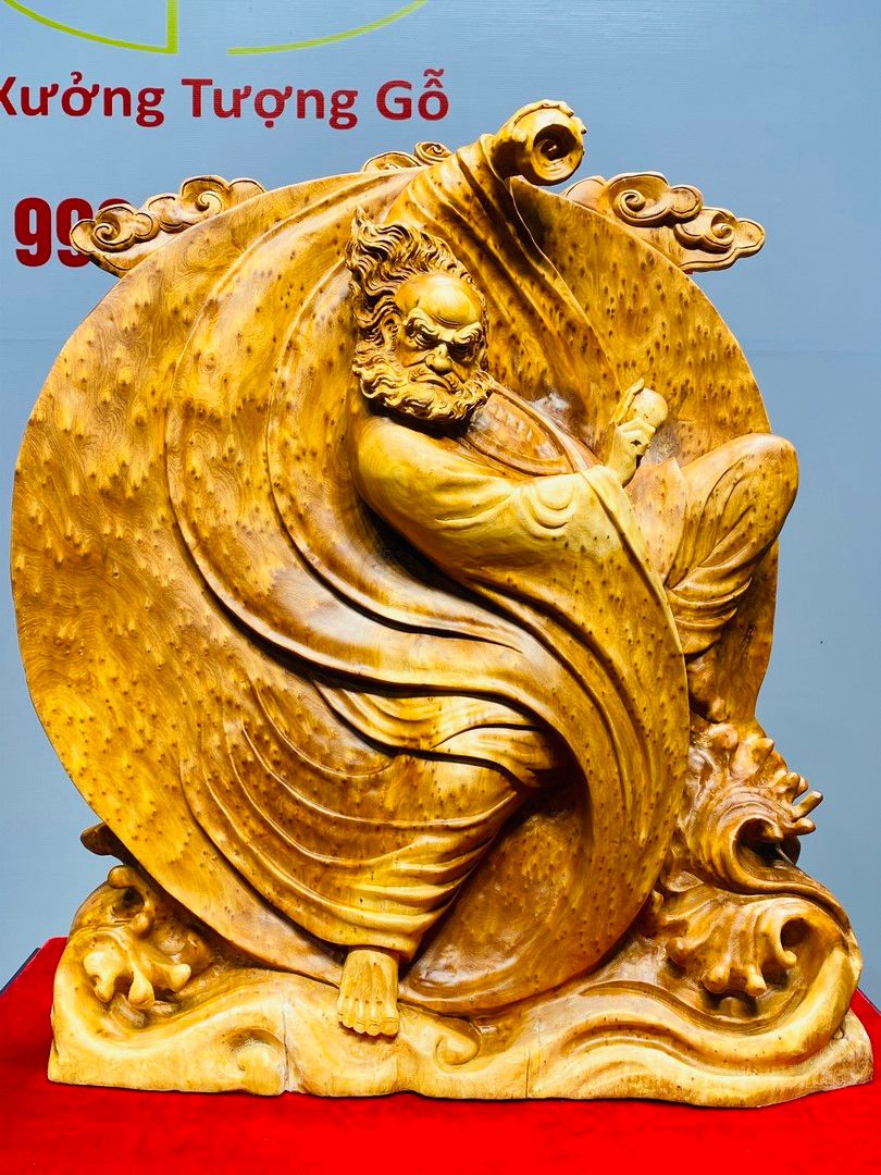 Đạt Ma Múa Võ Gỗ Nu Ngọc Am