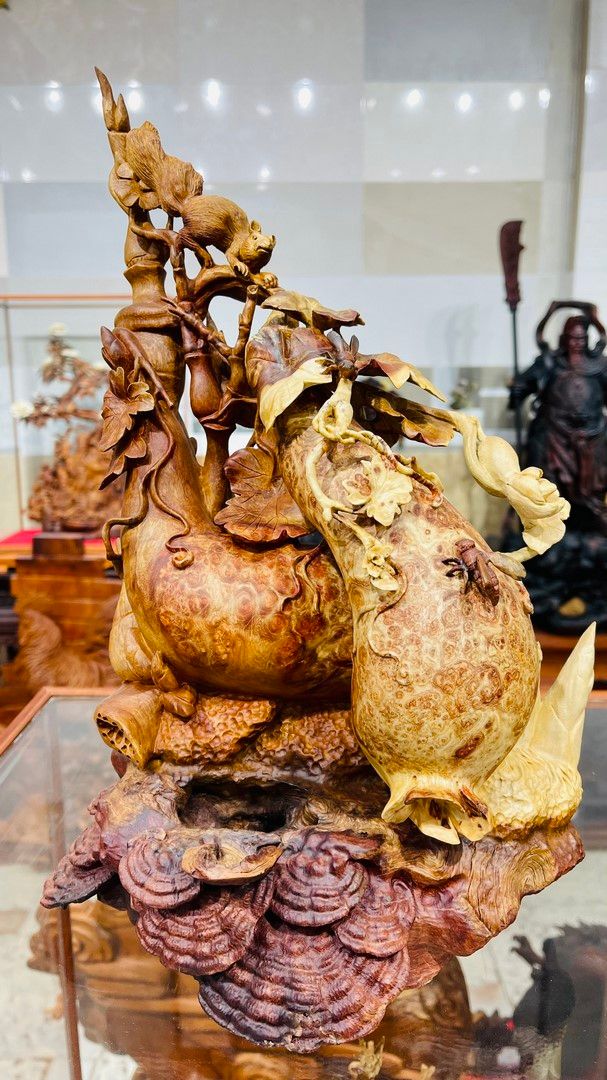 Dàn Bầu Sóc Gỗ Nu Hương