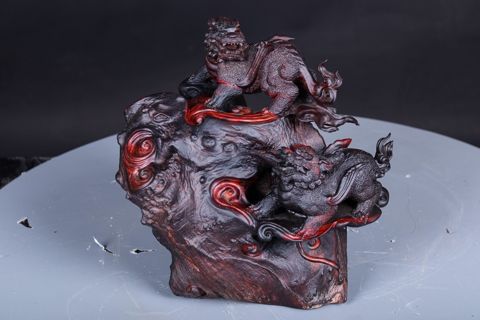 Song Tỳ Hưu Gỗ Nu Trắc