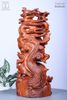 Đạt Ma Hàng Long Phục Song Nghê Gỗ Hương