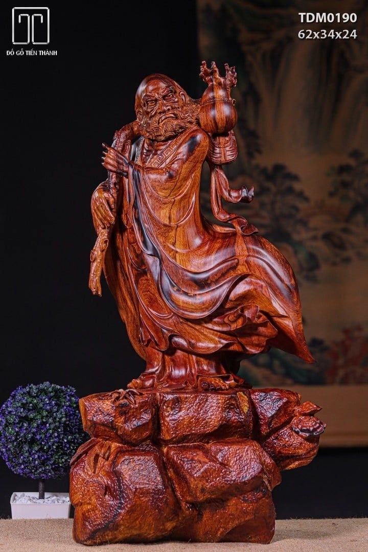 Đạt Ma Gỗ Cẩm Lai