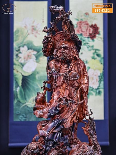 Đạt ma phục long gỗ trắc