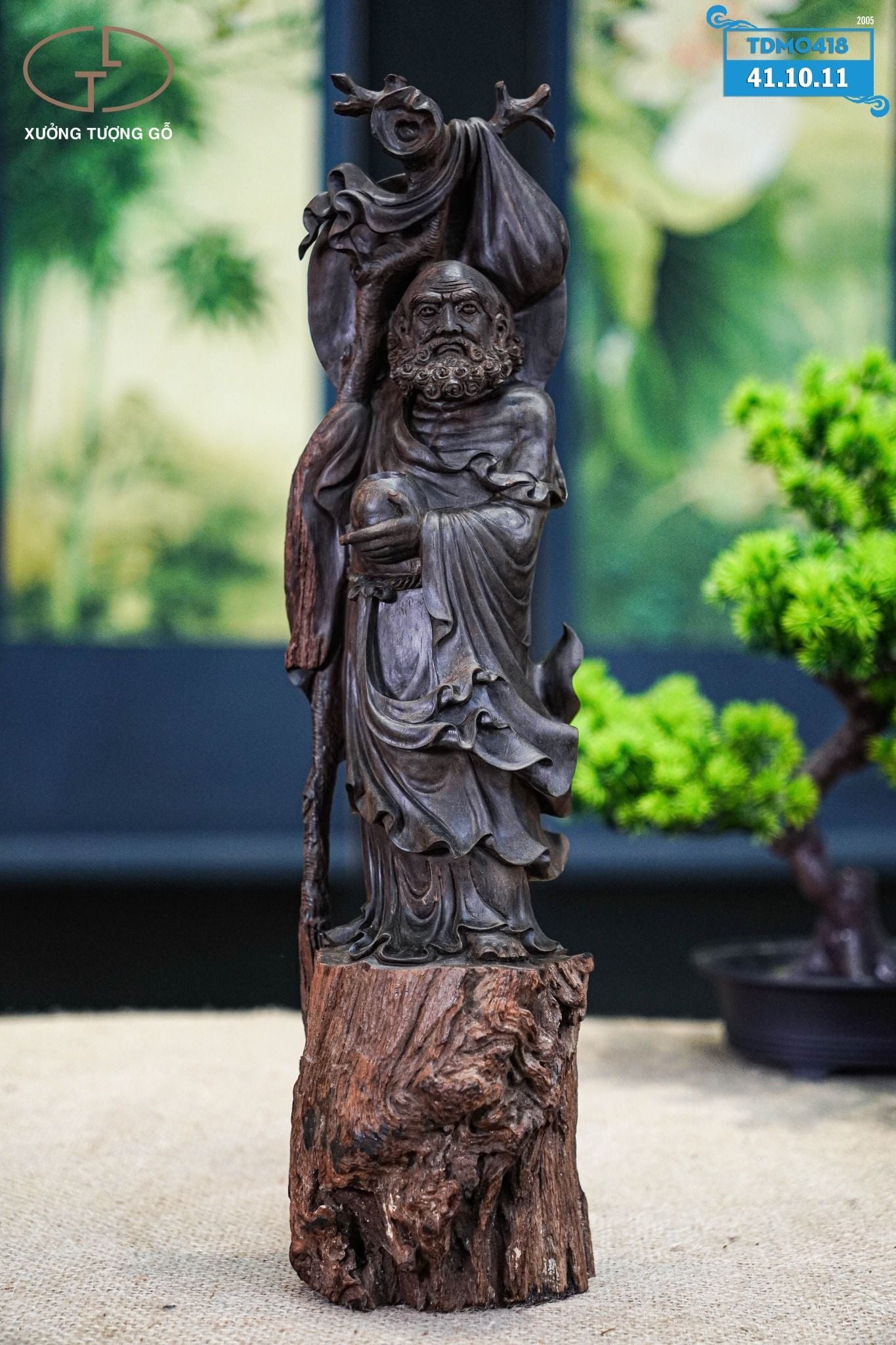 Đạt ma gỗ trắc đen