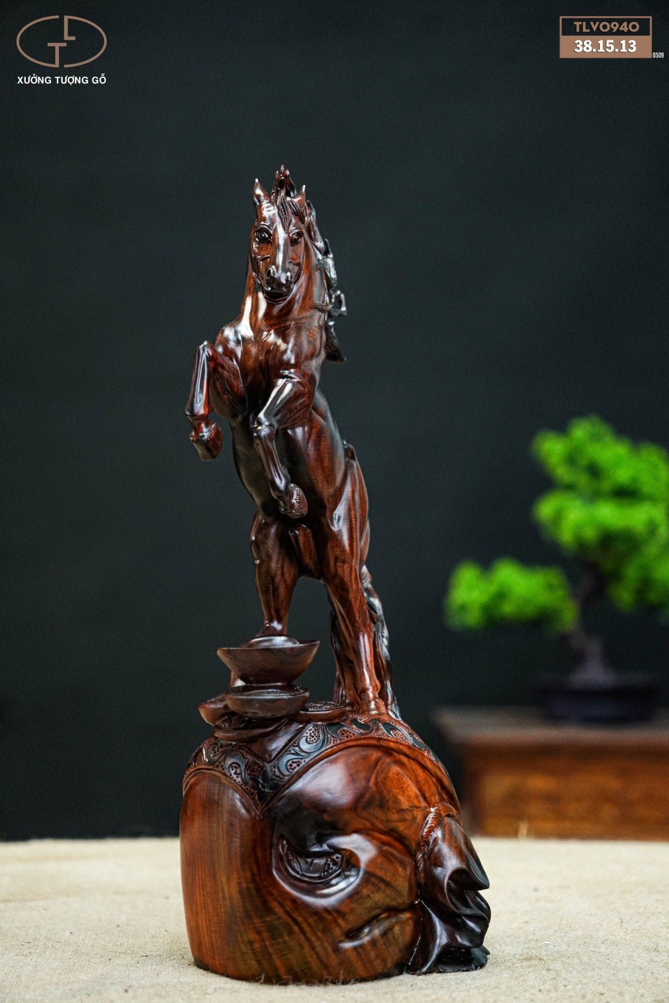 Nhất mã chấn bao tiền gỗ trắc