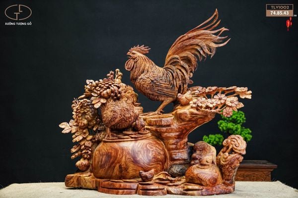 gia đình gà gỗ hương