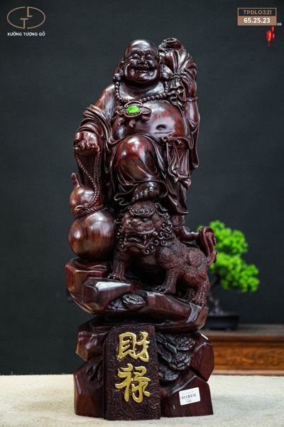 Di lạc đứng gỗ tử đàn