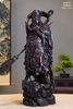 Tượng Quan Công Cầm Đao - Gỗ Tử Đàn Tím