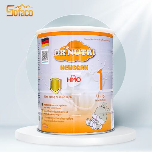 Sữa bột dinh dưỡng sơ sinh Dr Nutri Newborn 900g ( 0 – 6 tháng)