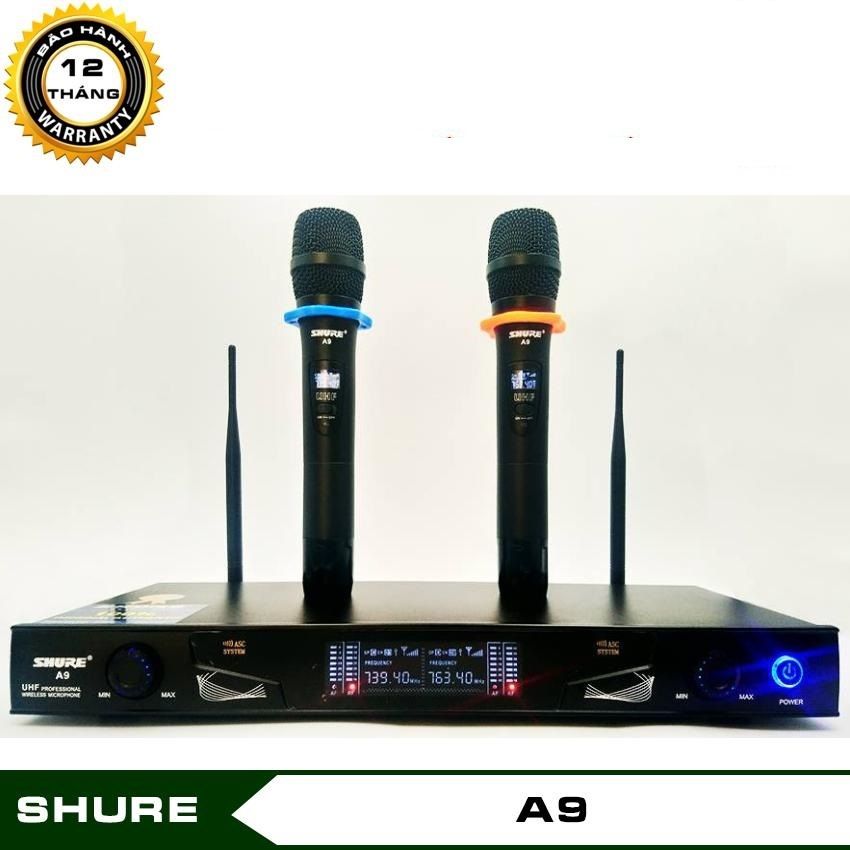 Bộ 02 Micro không dây Shure A9